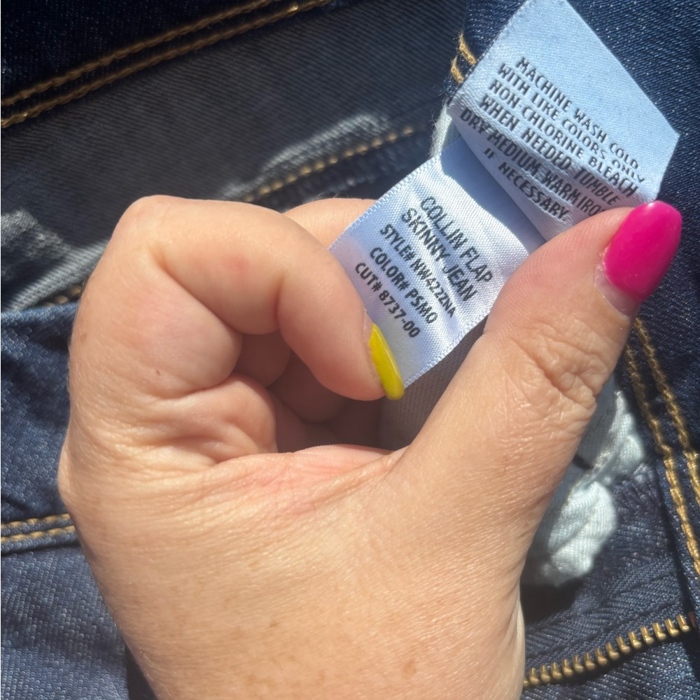 EUC Women’s Hudson Collin Flap Skinny Jean Size 24 waist 29” - Picture 8 of 9